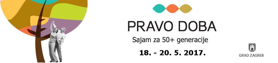 Sajam Pravo doba za generaciju 50+ na Zagrebačkom velesajmu od 18. do 20. svibnja